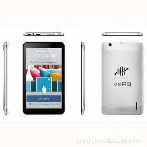 7-inch Tablet PCs, Dual-core WM8880 CPU Processor, 1GB Memory, 4/8GB Storage, 800 x 480P/Dual-camera